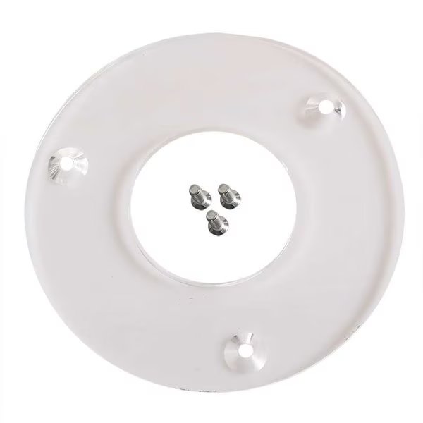 Clear Router Sub Base for Router 100, 690, 691, 693 (5-3/4 Inch Dia) Replaces Porter Cable 42188, Big Horn, Mfr#: 14102