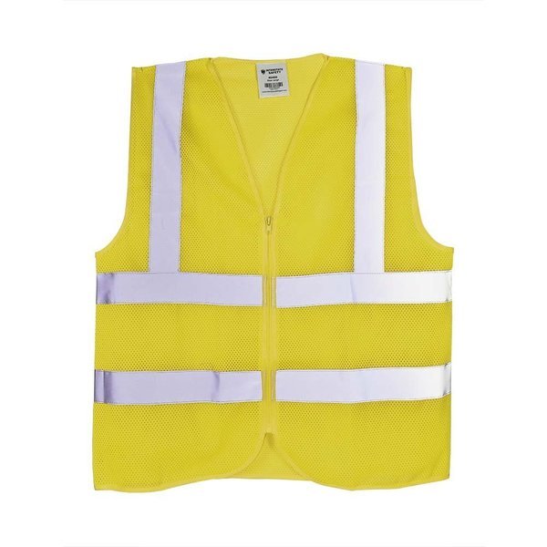 High Visibility Safety Vest - Neon Yellow - Large, Interstate Safety, Mfr#: 40460