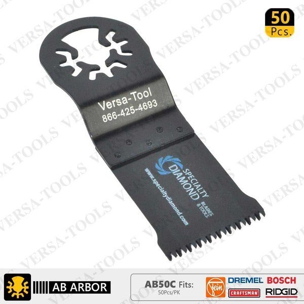 35mm Japan Cut Tooth HCS Multi-Tool Saw Blades, PK 50, Versa Tool, Mfr#: AB50C
