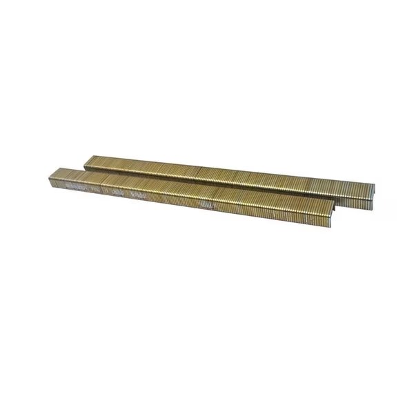 Staples, 22 ga, Wide Crown, 1/4 in Leg L, Steel, 10000 PK, Air Locker, Mfr#: 7106