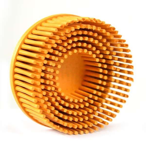 Bristle Disc, Grade 80, Diameter 2 Inch - Yellow Color, Superior Pads And Abrasives, Mfr#: BD2080