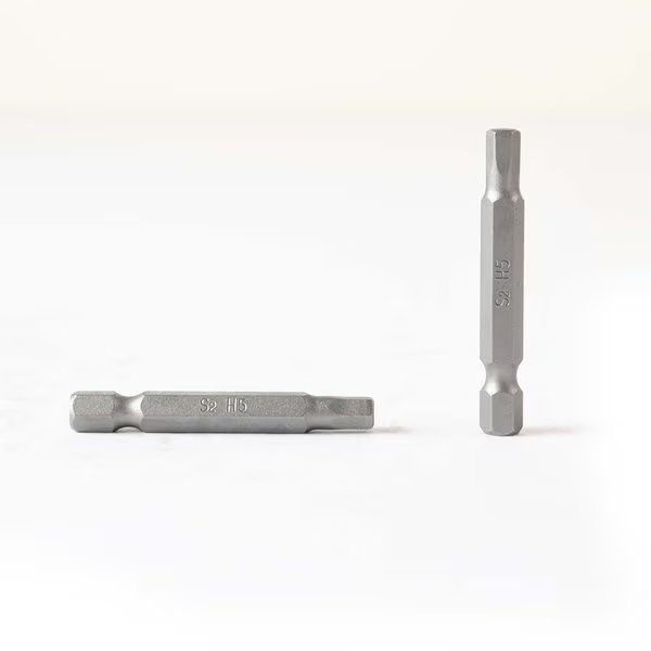 Single End Hexagonal Screwdriver Bits - 2 Inch Long - 5mm Hex, PK 25, Superior Steel, Mfr#: BH205-25PK