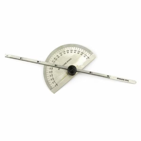 Round Head Protractor Cum Depth Gauge, Big Horn, Mfr#: 19210