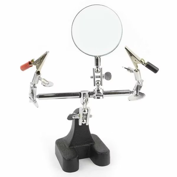 Third Hand With 2-1/2 Inch Magnifier Glass, Big Horn, Mfr#: 19266