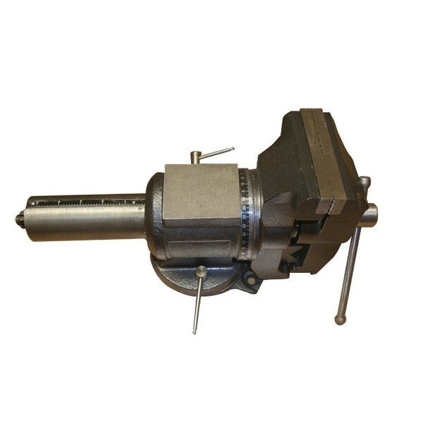 5 Inch Multi-Purpose Vise with 360Â° Swivel Base & Steel Jaws, Big Horn, Mfr#: 19306