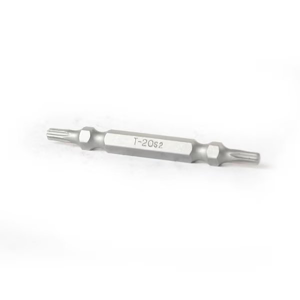 T20 Torx Double End Screwdriver Bits - 1.5 Inch Long, PK 10, Superior Steel, Mfr#: BT20D-10PK