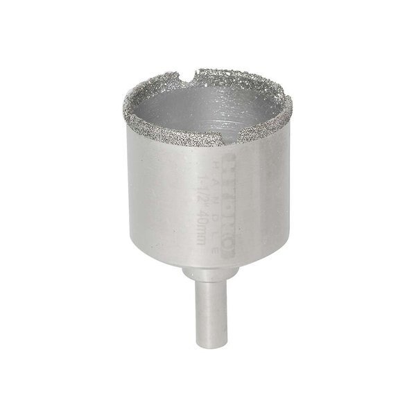 1-1/2 Inch Electroplated Diamond Bit 8 mm Shank, Hydro Handle, Mfr#: HH112BIT