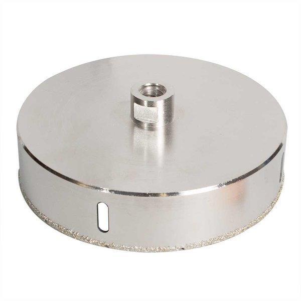 7-3/8 Inch Electroplated Diamond Bit 5/8 Inch X 11 UNC Arbor, Hydro Handle, Mfr#: HH738BIT