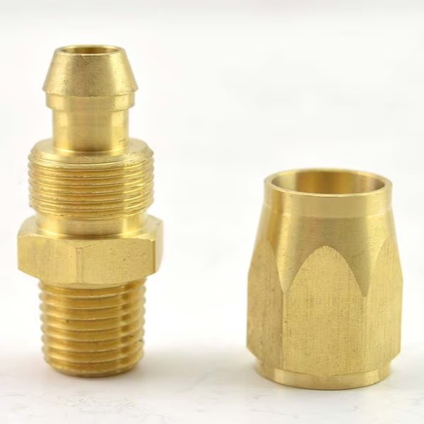 5/16" Reusable Solid Hose-End Fitting with 1/4" NPT Male End, Interstate Pneumatics, Mfr#: HRPZ55-01