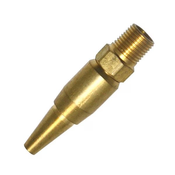 OSHA Compliant Strata Flow Brass Safety Tip For Air Blow Guns 1/8 Inch MPT, Interstate Pneumatics, Mfr#: BT7S