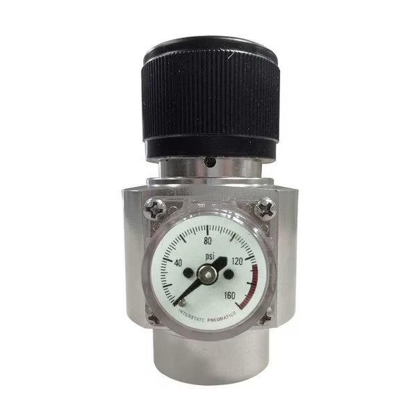 CO2 Regulator - Solid Aluminum Body 0-125 PSI, Interstate Pneumatics, Mfr#: WRCO2