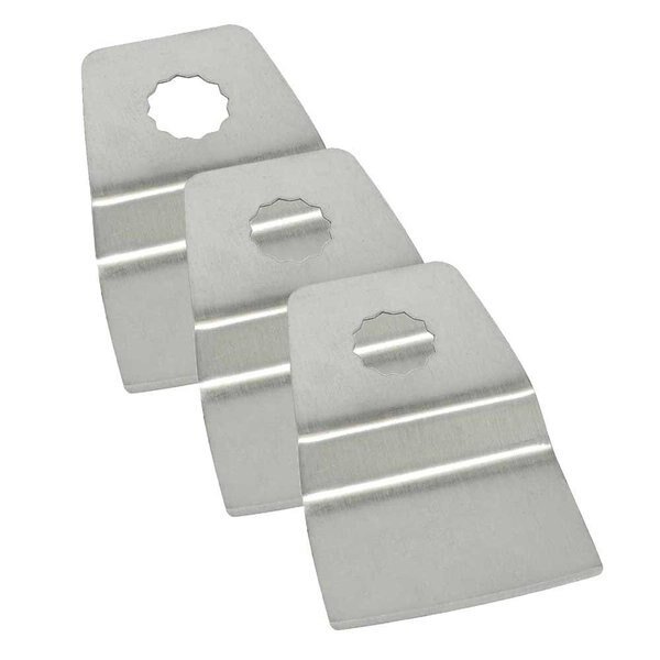 52mm Flush Cut (8mm Offset Mount) Stainless Steel Scraper, PK 3, Versa Tool, Mfr#: SB3M-D