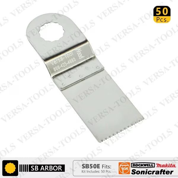30mm Stainless Steel Multi-Tool Saw Blades, PK 50, Versa Tool, Mfr#: SB50E