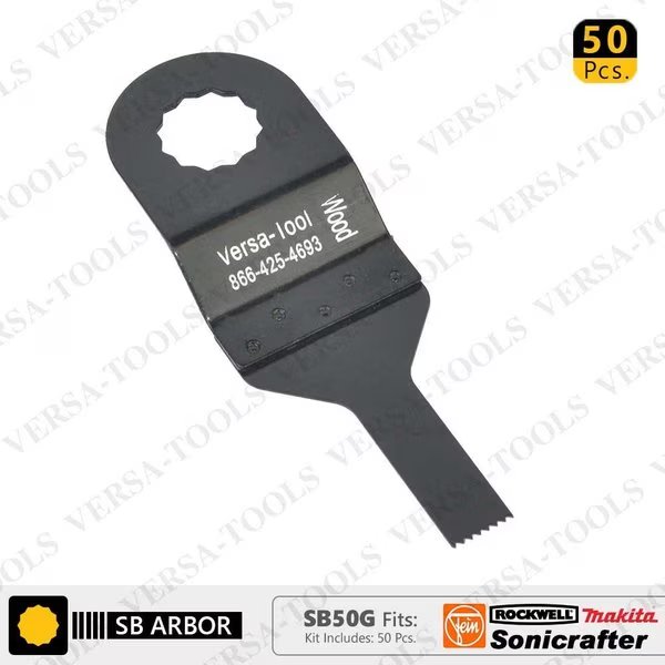 10mm Stainless Steel Multi-Tool Saw Blades, PK 50, Versa Tool, Mfr#: SB50G