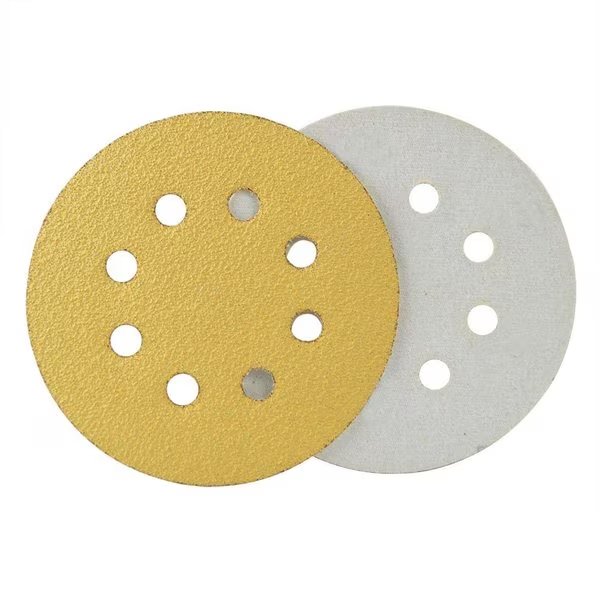 120 Grit 5 Inch Diameter 8-Hole Hook & Loop Sanding Paper (Ceramic Aluminum Oxide), PK 25, Superior Pads And Abrasives, Mfr#: SD582H