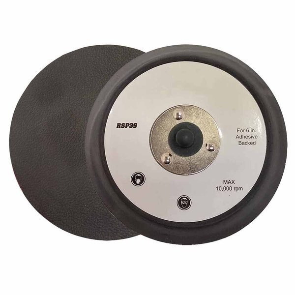 6 Inch Dia No Vacuum Holes PSA/Adhesive Back Sanding Pad Replaces Porter Cable 16000, Superior Pads And Abrasives, Mfr#: RSP39