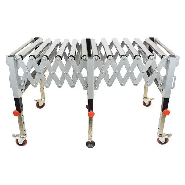 Flexible Gravity Roller Conveyor Height 940mm Roller Dia 50mm, Oasis Machinery, Mfr#: T1732L