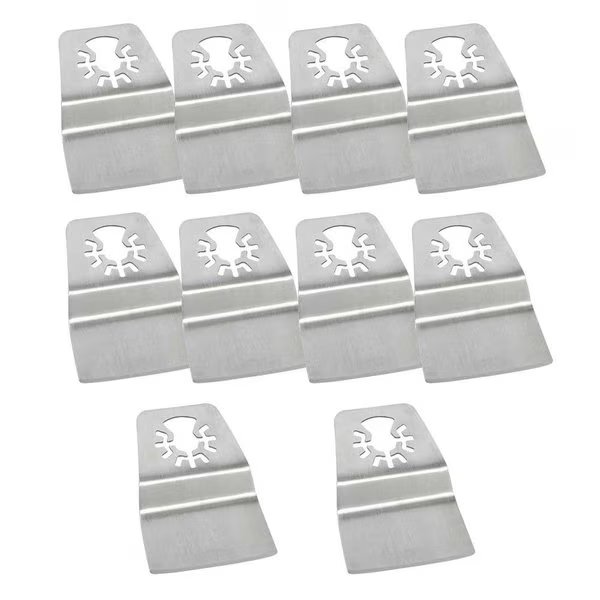 52mm Flush Cut (8mm Offset Mount) Stainless Steel Scraper, PK 10, Versa Tool, Mfr#: AB10M