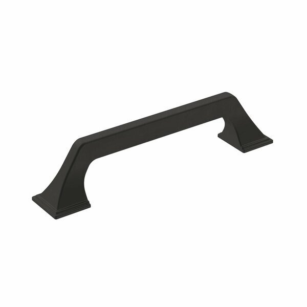 Exceed 5-1/16 in 128 mm Center-to-Center Matte Black Cabinet Pull, Amerock, Mfr#: BP36882FB