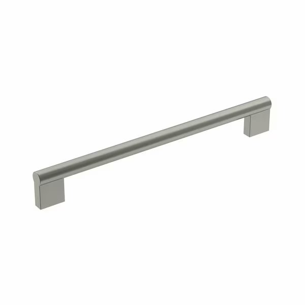 Versa 8-13/16 in 224 mm Center-to-Center Satin Nickel Cabinet Pull, Amerock, Mfr#: BP36915G10