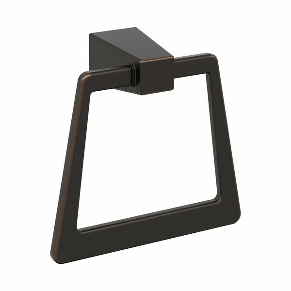 Blackrock Oil Rubbed Bronze Contemporary 6-13/16 in 173 mm Length Towel Ring, Amerock, Mfr#: BH36002ORB