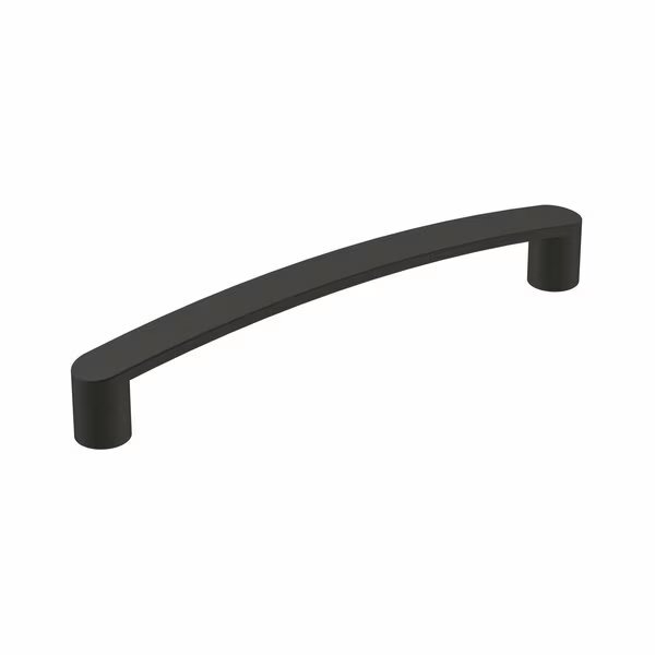 Rift 5-1/16 in 128 mm Center-to-Center Matte Black Cabinet Pull, Amerock, Mfr#: BP36900FB