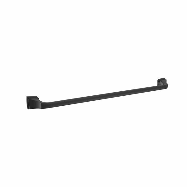Revitalize Matte Black Traditional 24 in 610 mm Towel Bar, Amerock, Mfr#: BH36034MB