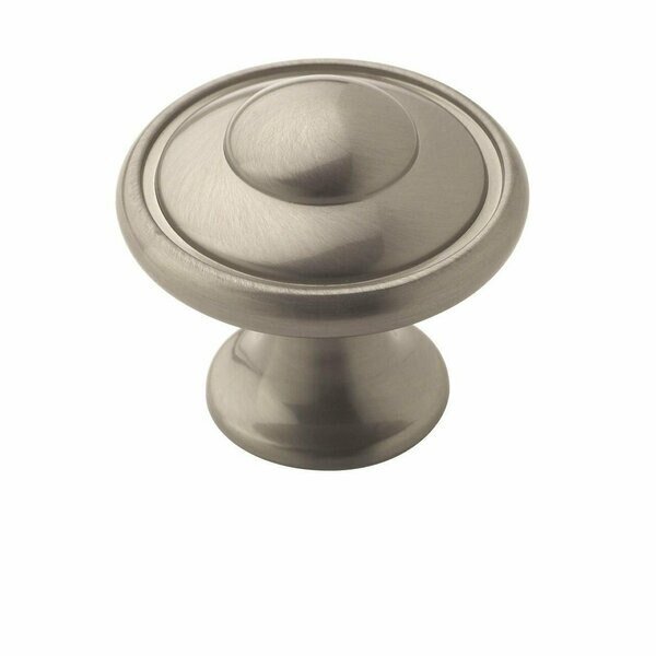Everyday Heritage 1-3/16 in 30 mm Diameter Satin Nickel Cabinet Knob, 10PK, Amerock, Mfr#: TEN53002G10