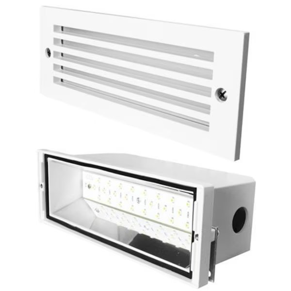 LED Brick Light with Grill Faceplate, Elco Lighting, Mfr#: ELST82BZ
