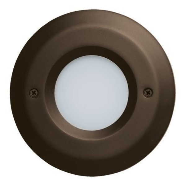 Round Mini LED Step Light with Open Faceplate, Elco Lighting, Mfr#: ELST8440B