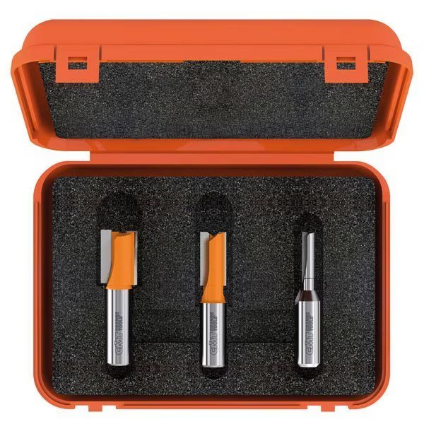 3-Piece Plywood Groove 1/2-Inch Shank Router Bit Set, Cmt, Mfr#: 811.501.11