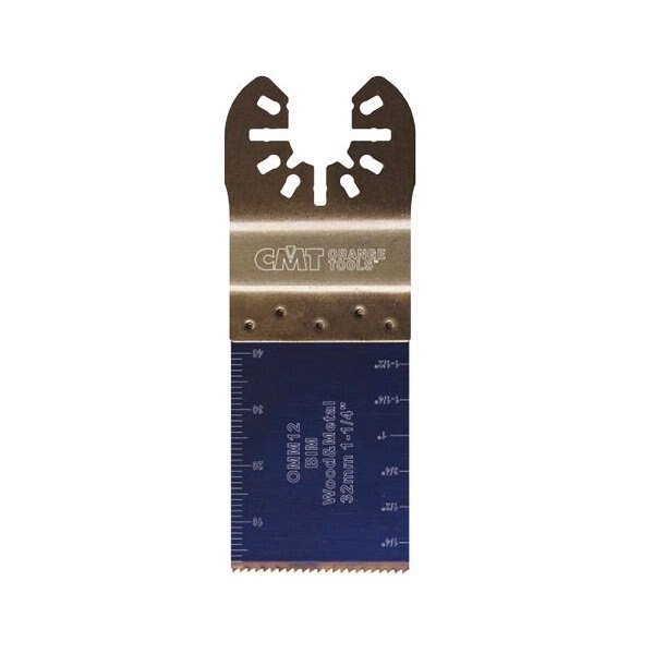 32mm Plunge  FlushCut Blade For Wood  Metal Quick Release Oscillator Multicutter 5PK, Cmt Orange Tools, Mfr#: OMM12-X5