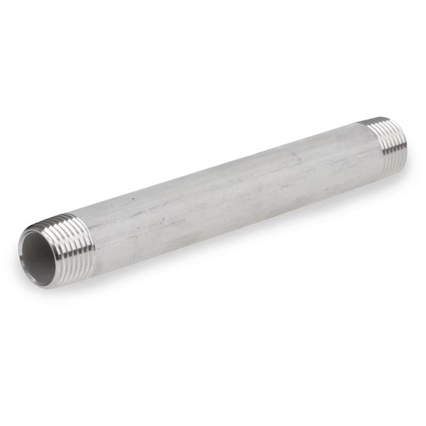 Welded Nipple, S40,316/L, 2-1/2X12", Smith-Cooper, Mfr#: 4321003520