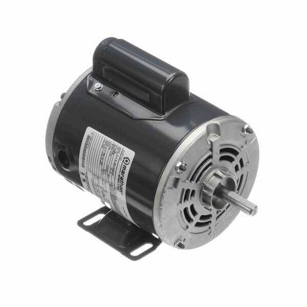 Motor 0.33 Hp General Purpose Motor, 1 Phase, 1800 Rpm, 115/230 V, 48 Frame, Odp, Marathon, Mfr#: S010