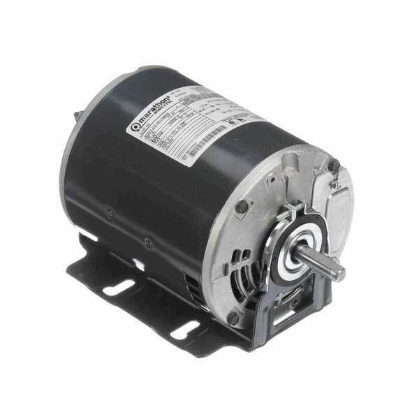 Single Phase HVAC/R Motor, 0.33 HP, 1 phase, 1800 RPM, 115 V, 48 Frame, DPAO, Marathon, Mfr#: B400