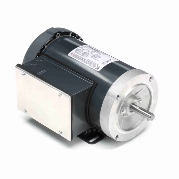 General Purpose Motor, 0.75 HP, 1 phase, 1200 RPM, 115/208-230 V, 56C Frame, TEFC, Marathon, Mfr#: G579