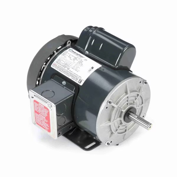 General Purpose Farm Duty Motor 0.75 HP, 1 phase, 1800 RPM, 115/208-230 V, 56 Frame, TEFC, Marathon, Mfr#: F103