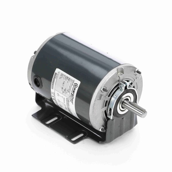 Fan and Blower HVAC/R Motor, 0.50 HP, 3 phase, 1800 RPM, 575 V, 56Z Frame, ODP, Marathon, Mfr#: G961
