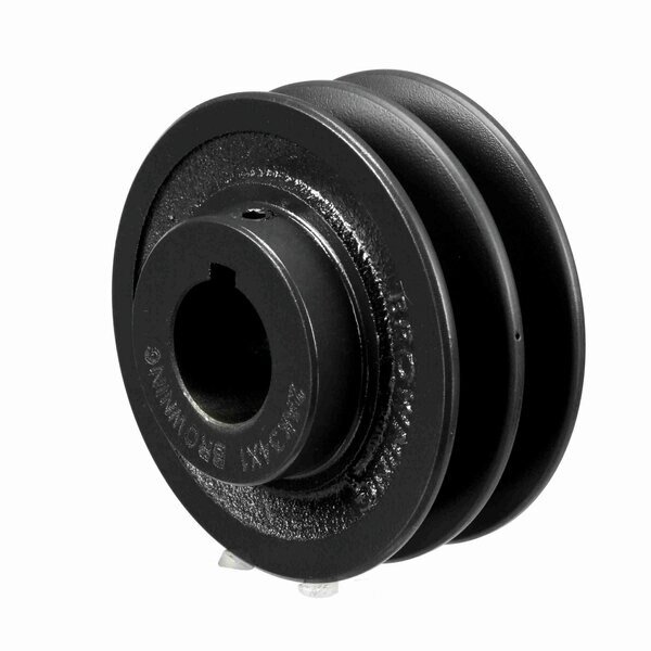 2 Groove Cast Iron Fhp - Finished Bore Sheave, 2AK34X1, Browning, Mfr#: 2AK34X1