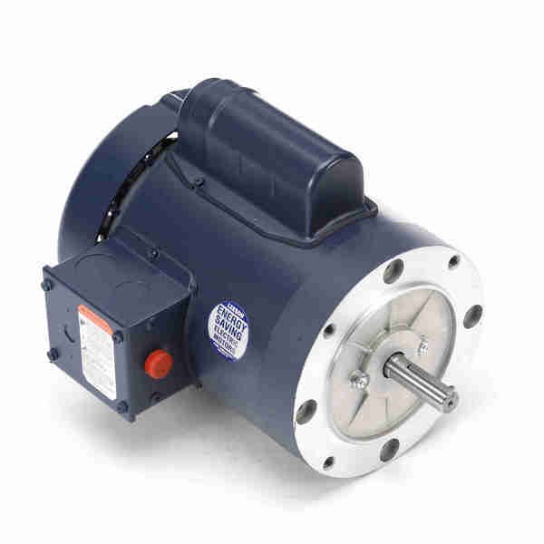 1 Hp Auger Drive Motor, 1 Phase, 1800 Rpm, 115/230 V, 56 Frame, Tefc, Leeson, Mfr#: 112615.00