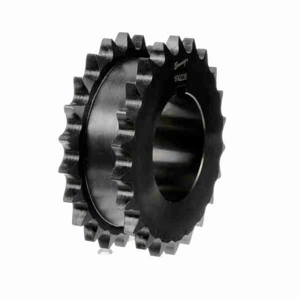 Steel Bushed Bore Roller Chain Sprocket, DS60Q22, Browning, Mfr#: DS60Q22