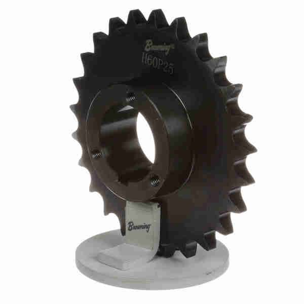 Steel Bushed Bore Roller Chain Sprocket, H60P25, Browning, Mfr#: H60P25