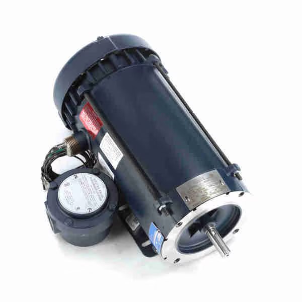 0.50Hp Washdown Motor, 3 Phase, 1800 Rpm, 208-230/460 V, 56C Frame, Tenv, Leeson, Mfr#: 103413.00