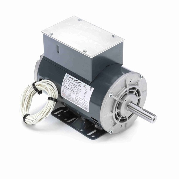 Motor 3 Hp Crop Dryer Motor, 1 Phase, 3600 Rpm, 230 V, 145Tz Frame, Dpao, Marathon, Mfr#: Z304