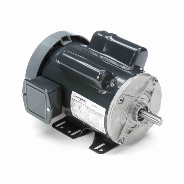 General Purpose Motor, 3/4 HP, 1 phase, 1200 RPM, 115/230 V, 56 Frame, TEFC, Marathon, Mfr#: C271