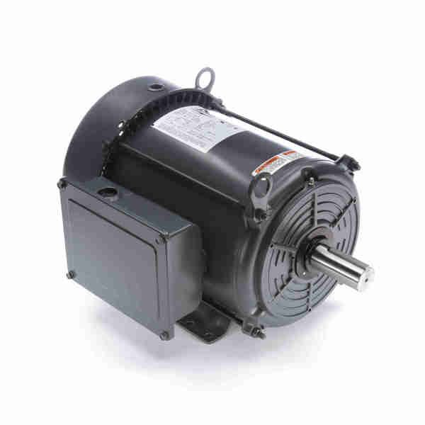 7.50 Hp Crop Dryer Motor, 1 Phase, 1800 Rpm, 230 V, 215T Frame, Tefc, Leeson, Mfr#: 141428.00