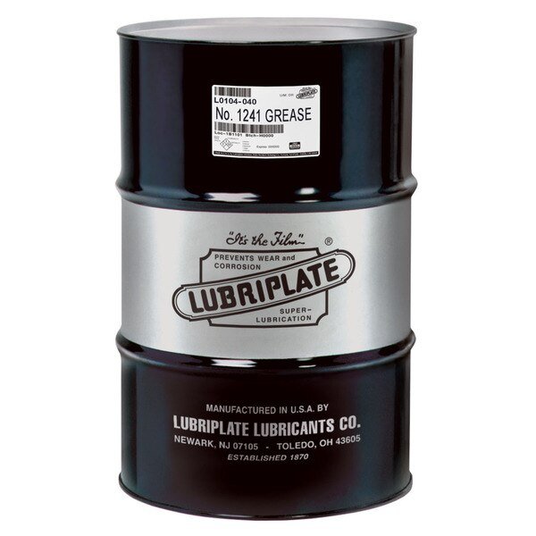 No. 1241, Drum, Heavy Duty, Tacky, Thick White Lithium, Lubriplate, Mfr#: L0104-040