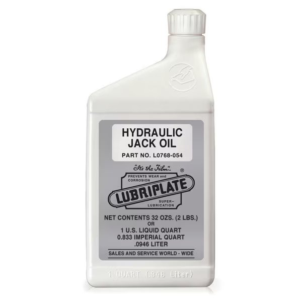 1 qt Hydraulic Jack Oil, 32 ISO Viscosity, 10 SAE, 12 PK, Lubriplate, Mfr#: L0768-054