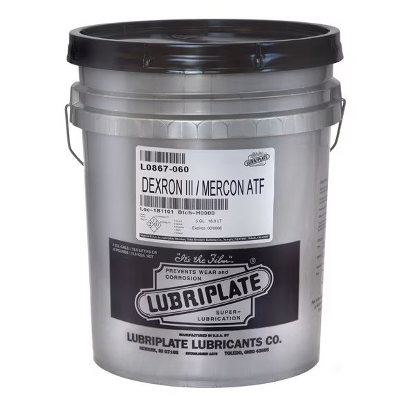 5 gal Automatic Transmission Fluid Pail Red, Lubriplate, Mfr#: L0867-060