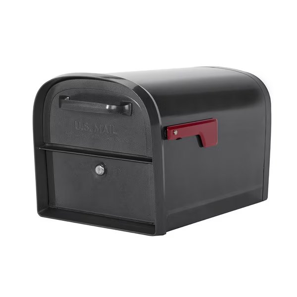Oasis 360 Large Locking Dual Access Post Mount Mailbox, Compatibility Code J, 6300P-10, Pewter, Architectural Mailboxes, Mfr#: 6300P-10